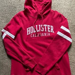 Size Large Hollister Red Hoodie